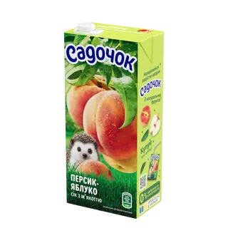 Сік Садочок персик-яблуко (950мл)