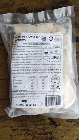 Pastel de Chaves PQ (12 uni)