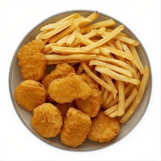 Plato De Nuggets Completo
