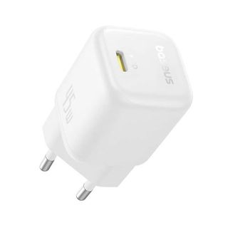 Cargador Baseus Picogo Gan Ultra-Mini Usb-C 45W Blanco - 6932172678388