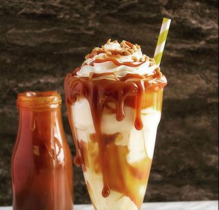 Milkshake caramello