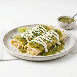 Enchiladas Verdes (Tomatillo)