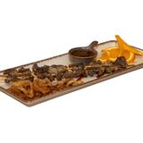 Патешки сърца с карамелизиран лук