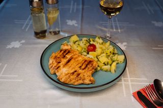 Piept de pui la gratar