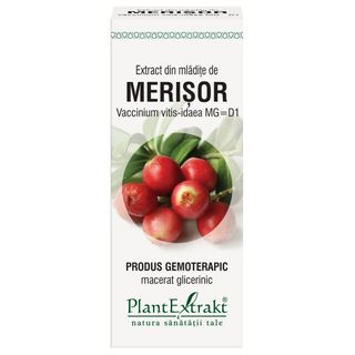Extract din mladite de merisor (VACCINIUM VITIS ID.)