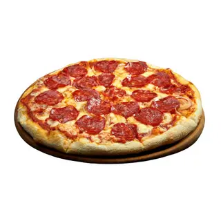 Pizza Salami Picante, Mediana Redonda (33 cm.)