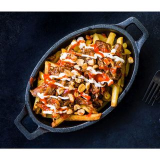 Chips Ndani (Pork, Chicken Or Beef)