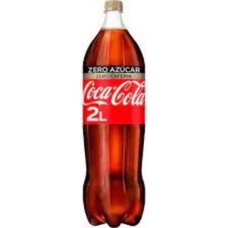 Coca-Cola Zero Azúcar Zero Cafeína botella 2L.