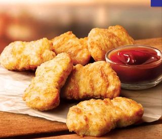 Menú nuggets de pollo 