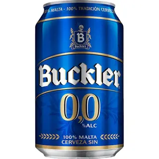 Cerveza cero cero Buckler (330 ml.)