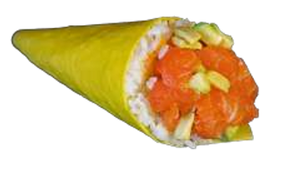 Temaki classico salmone