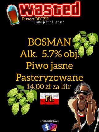 BOSMAN jasne z PL  5,7% 1l