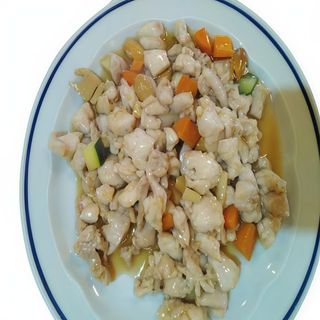 pollo con verduras