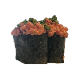 13. Tartar de atún picante （2 piezas）