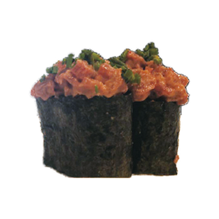 13. Tartar de atún picante （2 piezas）