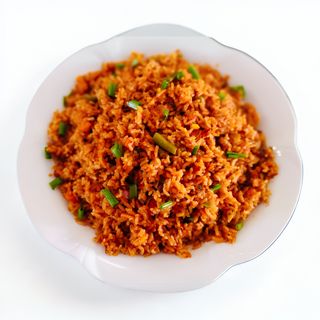 Jollof Rice And Fried Fish