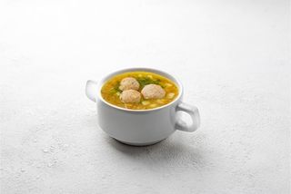 Суп гречаний з фрикадельками