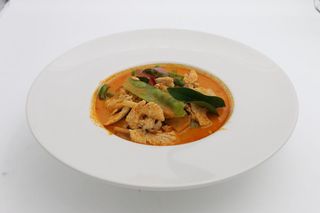 Tailandia Curry Rojo Con Pollo