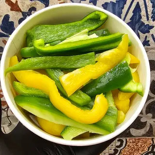 Peperoni tagliati 