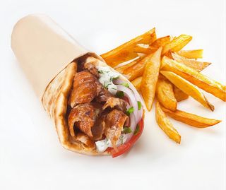 Menú Kebab Solo Carne Mixto (Grande)