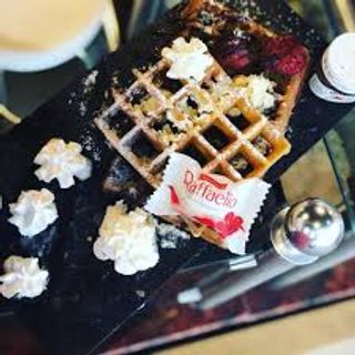 Gaufre Nutella Rafaello