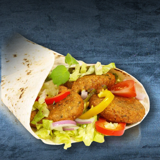 Piadina con cotoletta di soia