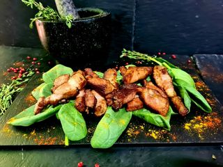 Tagliata din ceafa de porc