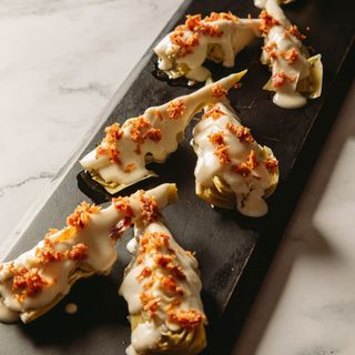 Carcicofi con Formaggio e Prosciutto