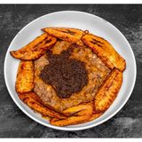Ewa Agoyin with Plantain