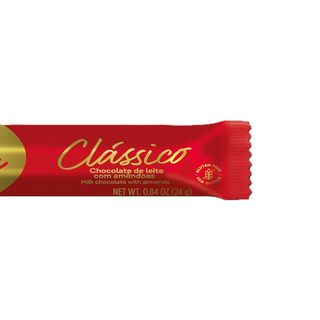 Tablete Chocolate Leite Com Amêndoas Regina 24 gr