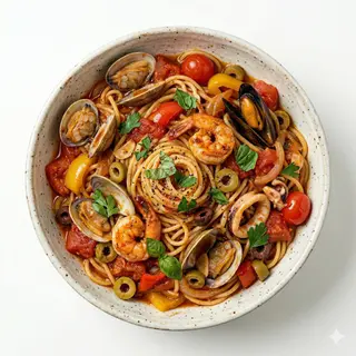 Spaghetti Ai Frutti Di Mare