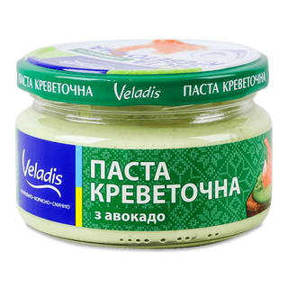 Паста креветкова Veladis з авокадо с/б (160г)