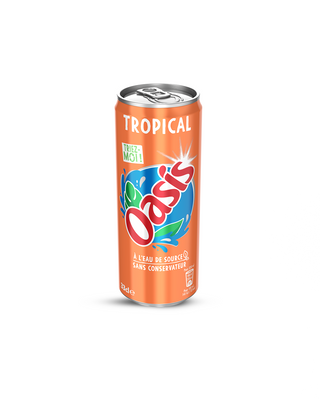 Oasis - Tropical  ( 33cl )  Canette