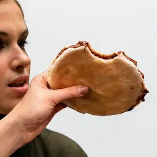 Tigella dolce con Nutella
