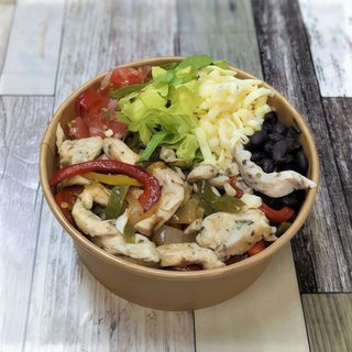 bowl fajitas pollo