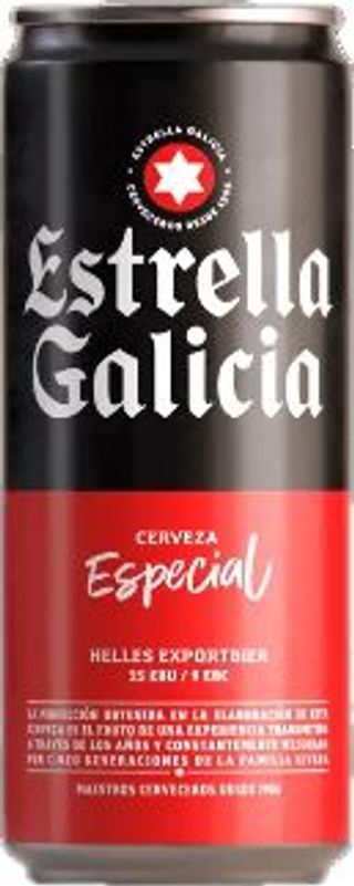 Cerveza Estrella Galicia Lata