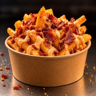 Kimchee Bacon Fries