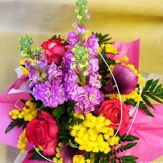 bouquet primavera con mimosa piccolo