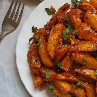 Chips Masala + Omelette