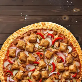 Kung Pao Chicken Pizza