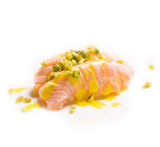 145. Salmon flambé - 2 pezzi