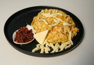 Cheese Kottu cu porc