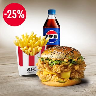 კომბო ორმაგი შეფბურგერი