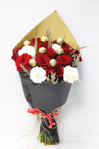 Cornet Red White chocolat 