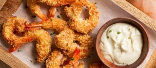 Gambas rebozadas (6 uds.)