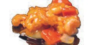 Riori  gamberi in salsa piccante