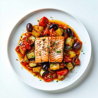Caponata di pesce spada