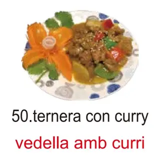 50. Ternera Con Curry