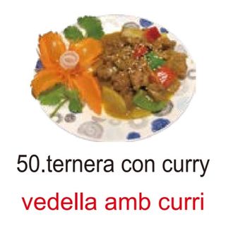 50. Ternera Con Curry