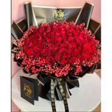 Big Flower Bouquet With Pink Flowers